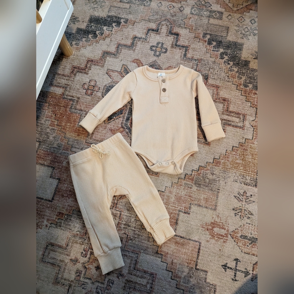 Beige Onesie with matching pants